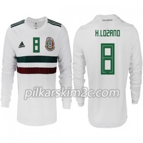 Koszulka Meksyk H. LOZANO 8 Precz Mistrzostwa Świata 2018 - Koszulki Piłkarskie(L/S)